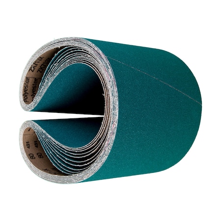 Pferd Coated Belt, Zirc, 6"x48", 80 Grit, 6" W, 48" L, Coated, Zirconia Alumina, 80 Grit 49889